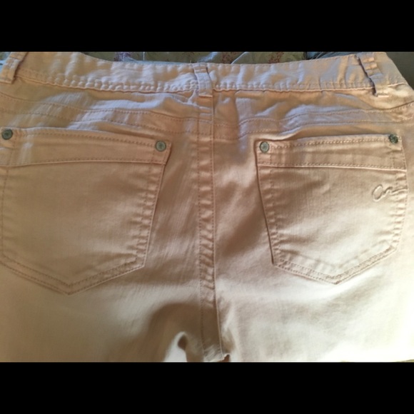 American Rag light pink Straight Pants with ankle zipper size 11 juniors - Picture 5 of 12